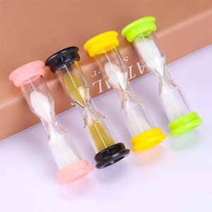 Gyerekek boldog idő 5 perc kis műanyag mini egy perc üveg perc homok időzítő